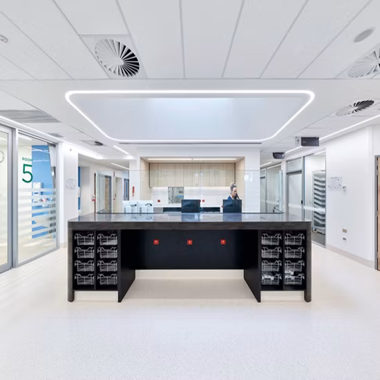 Hochregal-Pendelleuchte mit verbindbarer linearer LED-T5-Röhre