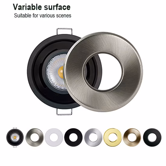 Vjc IP20 Semi-Oberflächen-Halbeinbau-LED-Downlight, quadratisch, dimmbar, COB-LED-Einbauleuchte